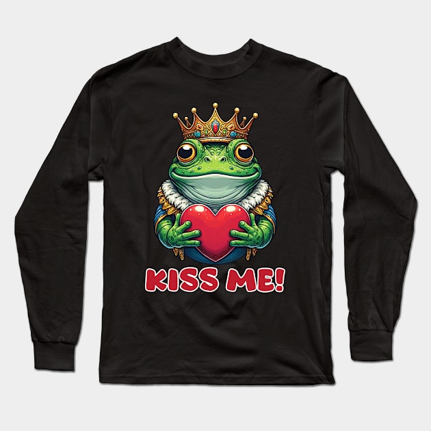 Frog Prince 71 Long Sleeve T-Shirt by Houerd